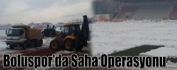 Boluspor’da Saha Operasyonu