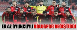 EN AZ OYUNCUYU BOLUSPOR DEĞİŞTİRDİ