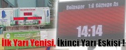 İlk Yarı Yenisi, İkinci Yarı Eskisi !