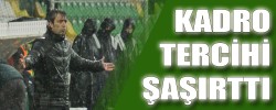 KADRO TERCİHİ ŞAŞIRTTI