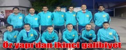 Öz yapı’dan ikinci galibiyet