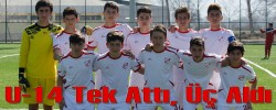 U-14 Tek Attı, Üç Aldı