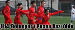 U14  Boluspor 1 Puana Razı Oldu