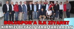 BOLUSPOR'A İLK ZİYARET KIRMIZI BEYAZLI TARAFTARLARDAN