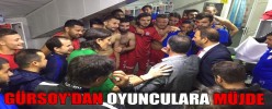 GÜRSOY’DAN OYUNCULARA MÜJDE