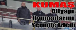 Kumaş Alt yapı Oyuncularını Yerinde İzledi