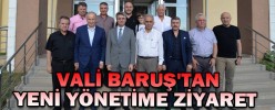 VALİ BARUŞ'TAN BOLUSPOR'A BAŞARI ZİYARETİ