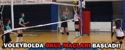 VOLEYBOLDA OKUL MAÇLARI BAŞLADI!