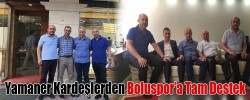 Yamaner Kardeşlerden Boluspor’a Tam Destek