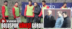 BOLUSPOR GÜNEŞİ GÖRDÜ