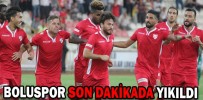 BOLUSPOR SON DAKİKADA YIKILDI