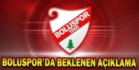BOLUSPOR’DA BEKLENEN AÇIKLAMA