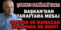 ÇARIKCI GEMİLERİ YAKTI