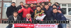 Taraftarlardan 10 Numara Hareket