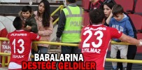 BABALARINA DESTEĞE GELDİLER