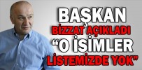 “O İSİMLER LİSTEMİZDE YOK”