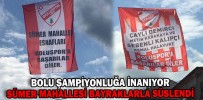 SÜMER MAHALLESİ BAYRAKLARLA SÜSLENDİ