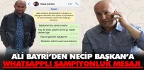 WHATSAPPLI ŞAMPİYONLUK MESAJI