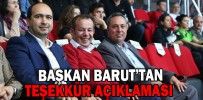 BAŞKAN BARUT’TAN TEŞEKKÜR AÇIKLAMASI