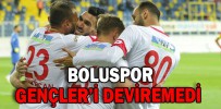 BOLUSPOR, GENÇLER’İ DEVİREMEDİ