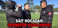 BELEK'TE SAİT HOCADAN TRANSFER AÇIKLAMASI