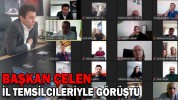 BAŞKAN ÇELEN, İL TEMSİLCİLERİYLE GÖRÜŞTÜ