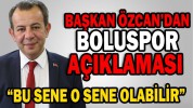 BAŞKAN ÖZCAN’DAN BOLUSPOR AÇIKLAMASI