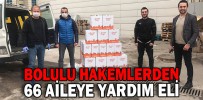 BOLULU HAKEMLERDEN 66 AİLEYE YARDIM ELİ