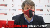 REHA ERGİNER: “KAZANDIĞIMIZ İÇİN ÇOK MUTLUYUZ”