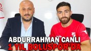 ABDURRAHMAN CANLI 1 YIL BOLUSPOR’DA