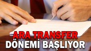 ARA TRANSFER DÖNEMİ BAŞLIYOR