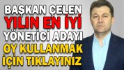 BAŞKAN ÇELEN YILIN EN İYİ YÖNETİCİ ADAYI