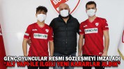 GENÇ OYUNCULAR RESMİ SÖZLEŞMEYİ İMZALADI