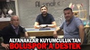 ALYANAKLAR KUYUMCULUK’TAN BOLUSPOR’A DESTEK
