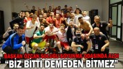 Başkan Özcan'dan galibiyet pozu