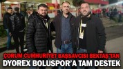 ÇORUM CUMHURİYET BAŞSAVCISI BEKTAŞ’TAN DYOREX BOLUSPOR’A TAM DESTEK