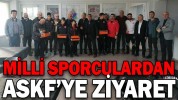 MİLLİ SPORCULARDAN ASKF’YE ZİYARET