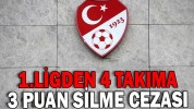 TFF'DEN 3 PUAN SİLME CEZASI