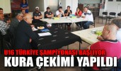 16 TÜRKİYE ŞAMPİYONASI BAŞLIYOR KURA ÇEKİMİ YAPILDI