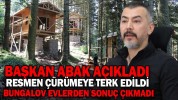 BAŞKAN ABAK AÇIKLADI RESMEN ÇÜRÜMEYE TERK EDİLDİ