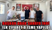 BAŞKAN ABAK SAHAYA İNDİ