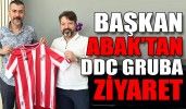 BAŞKAN SAVAŞ ABAK’TAN DDC GRUBA ZİYARET