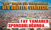 "Bolu" konulu şiir yarışmasında dev ödüller verilecek