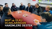 BOLU MHP VE BOLU ÜLKÜ OCAKLARINDAN HAKEMLERE DESTEK