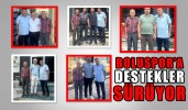 BOLUSPOR’A DESTEKLER SÜRÜYOR 5 FİRMA ZİYARET EDİLDİ
