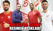 BOLUSPOR’DA 3 İMZA BİRDEN