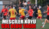 Mesçiler köyü gol oldu yağdı