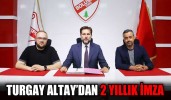 Teknik Direktör Turgay Altay ile iki yıllık sözleşme imzaladık