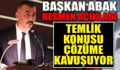 TEMLİK KONUSU ÇÖZÜME KAVUŞUYOR