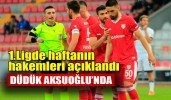 1.Ligde haftanın hakemleri açıklandı